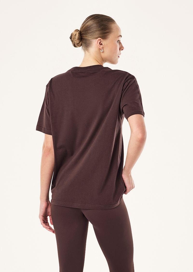 Tidal Relaxed Tee - Dark Plum