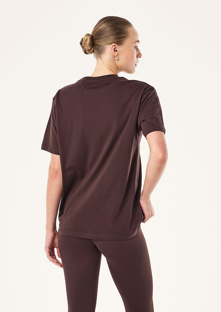Tidal Relaxed Tee - Dark Plum