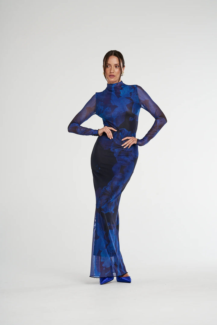 LS Maxi Dress - Dark Lumen