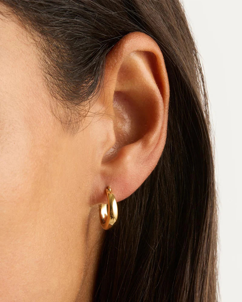 Infinite Horizon Small Hoops - 18k Gold Vermeil