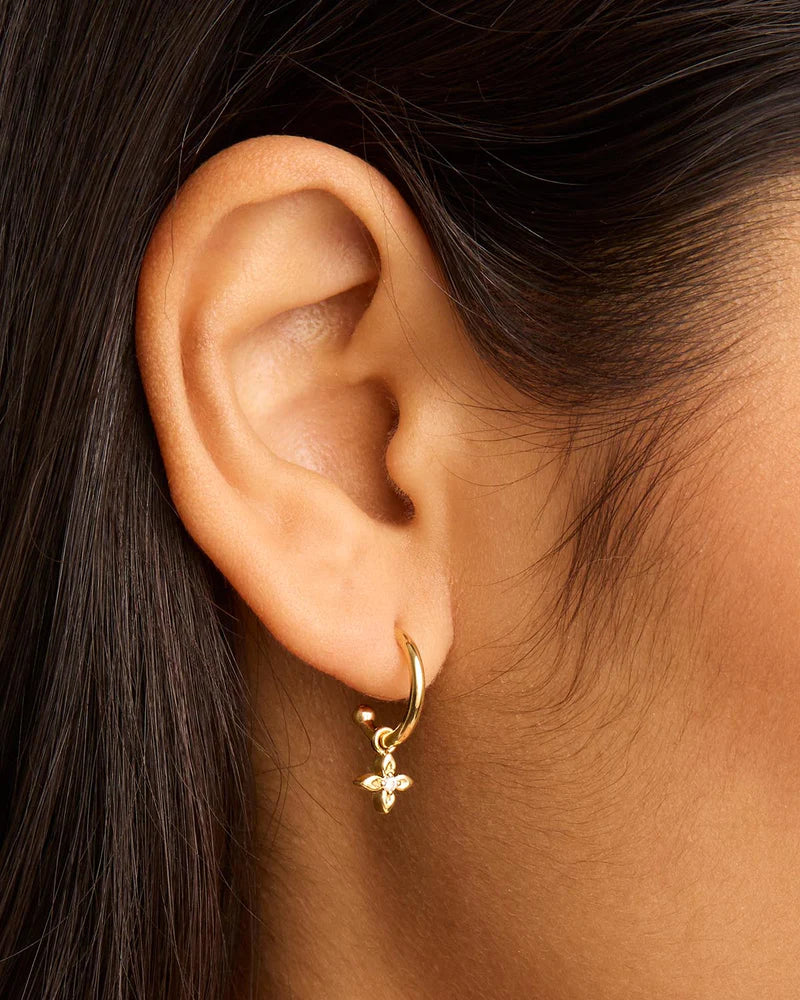 Live In Light Hoop Earring - 18k Gold Vermeil