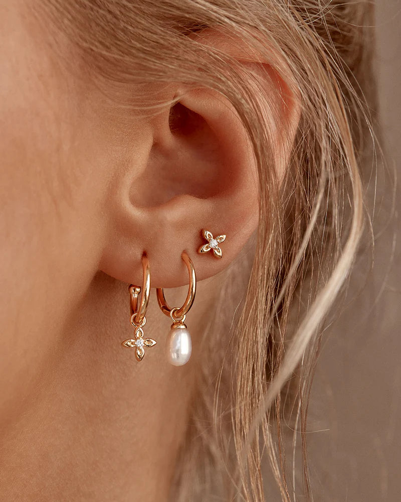 Live In Light Hoop Earring - 18k Gold Vermeil
