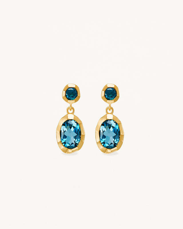 Sacred Jewel Earrings 18k Gold Vermeil