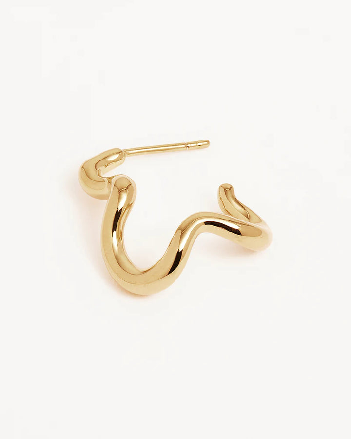 Flow Of Life Hoops - 18k Gold Vermeil