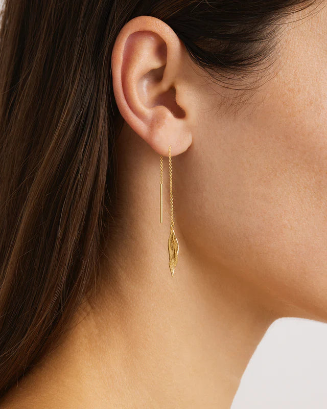 Awaken Thread Earring - 18k Gold Vermeil