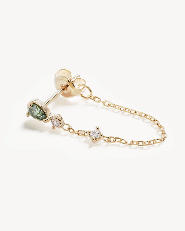 Aura Chain Earrings - 18k Gold Vermeil