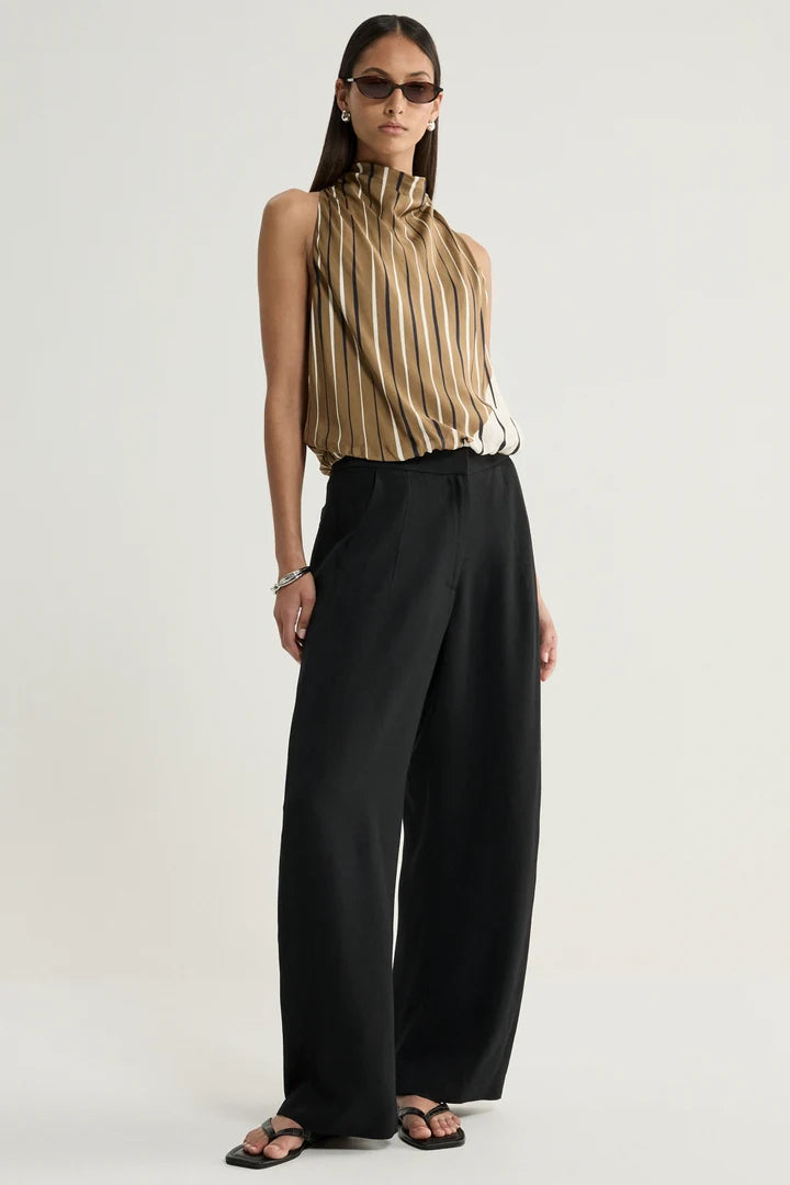 Sloane Top - Moss Stripe