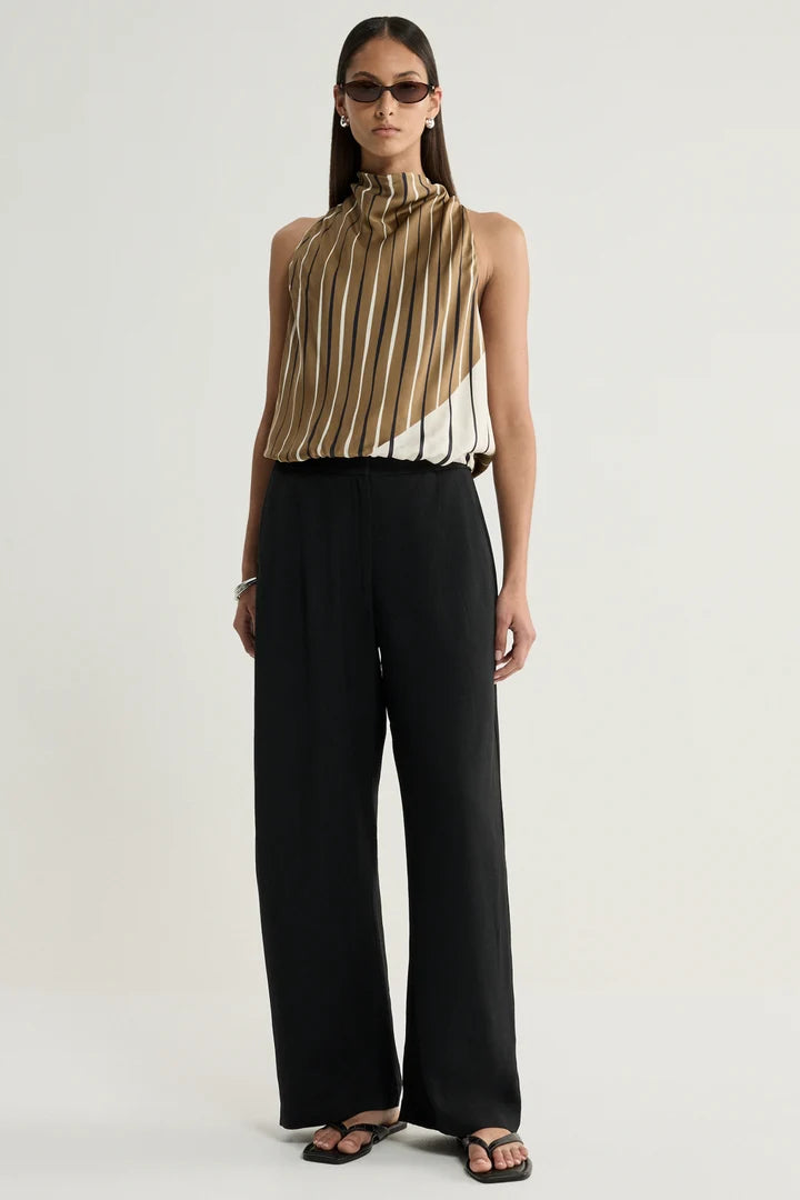 Sloane Top - Moss Stripe