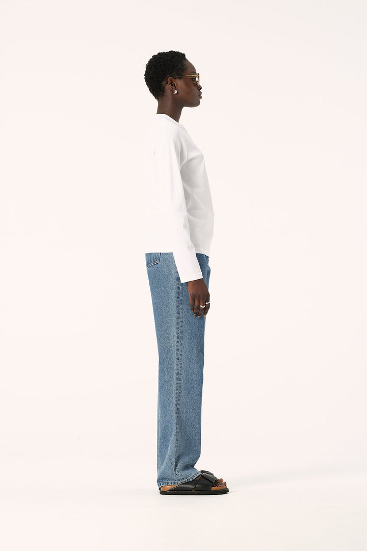 Elka Zoe Long Sleeve Tee - White