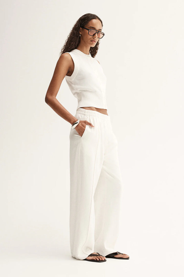 Clyde Knit Top - White