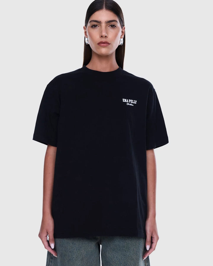 Ivy Relaxed Tee - Black/EP Studios