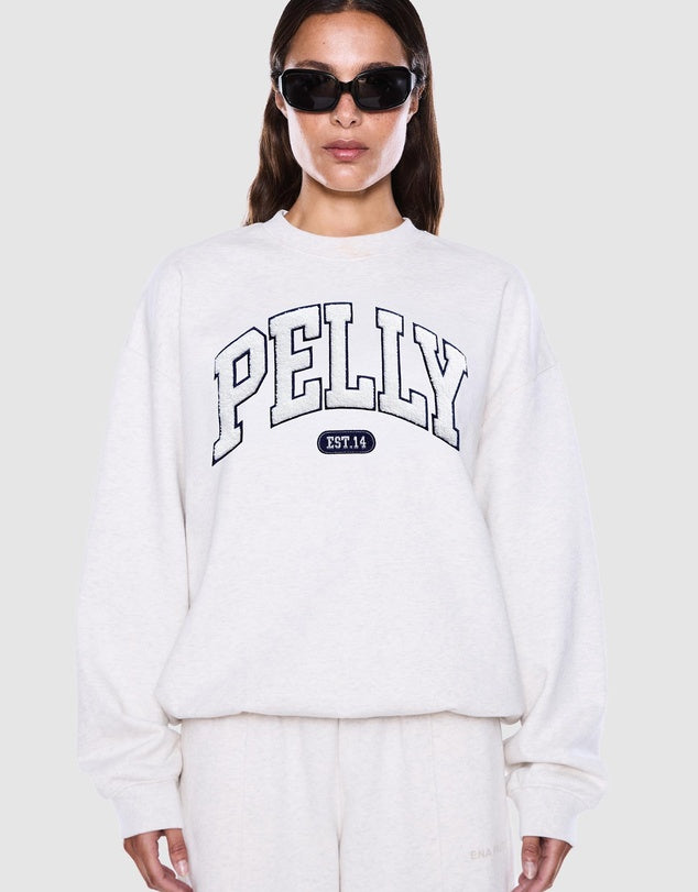 Mila Oversized Sweater - Oat Marle/Ena Pelly