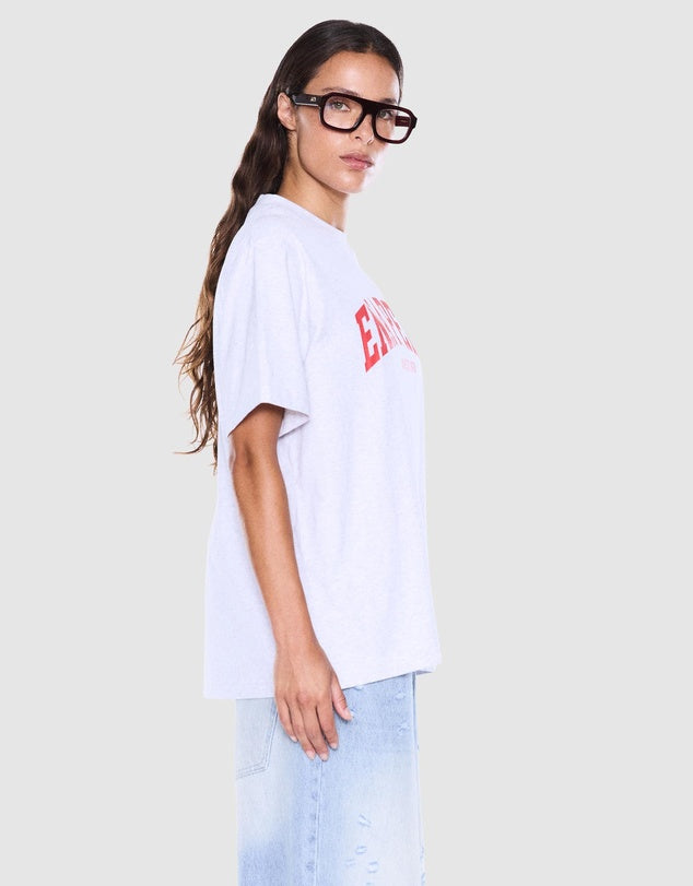Sophia Relaxed Tee - White Marle/Ena Pelly