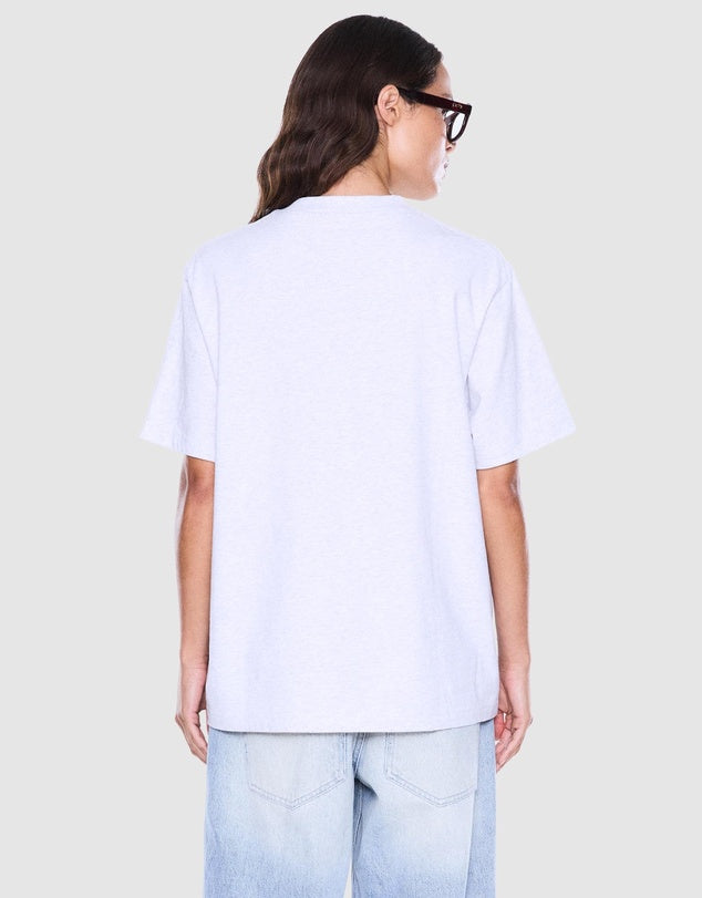 Sophia Relaxed Tee - White Marle/Ena Pelly