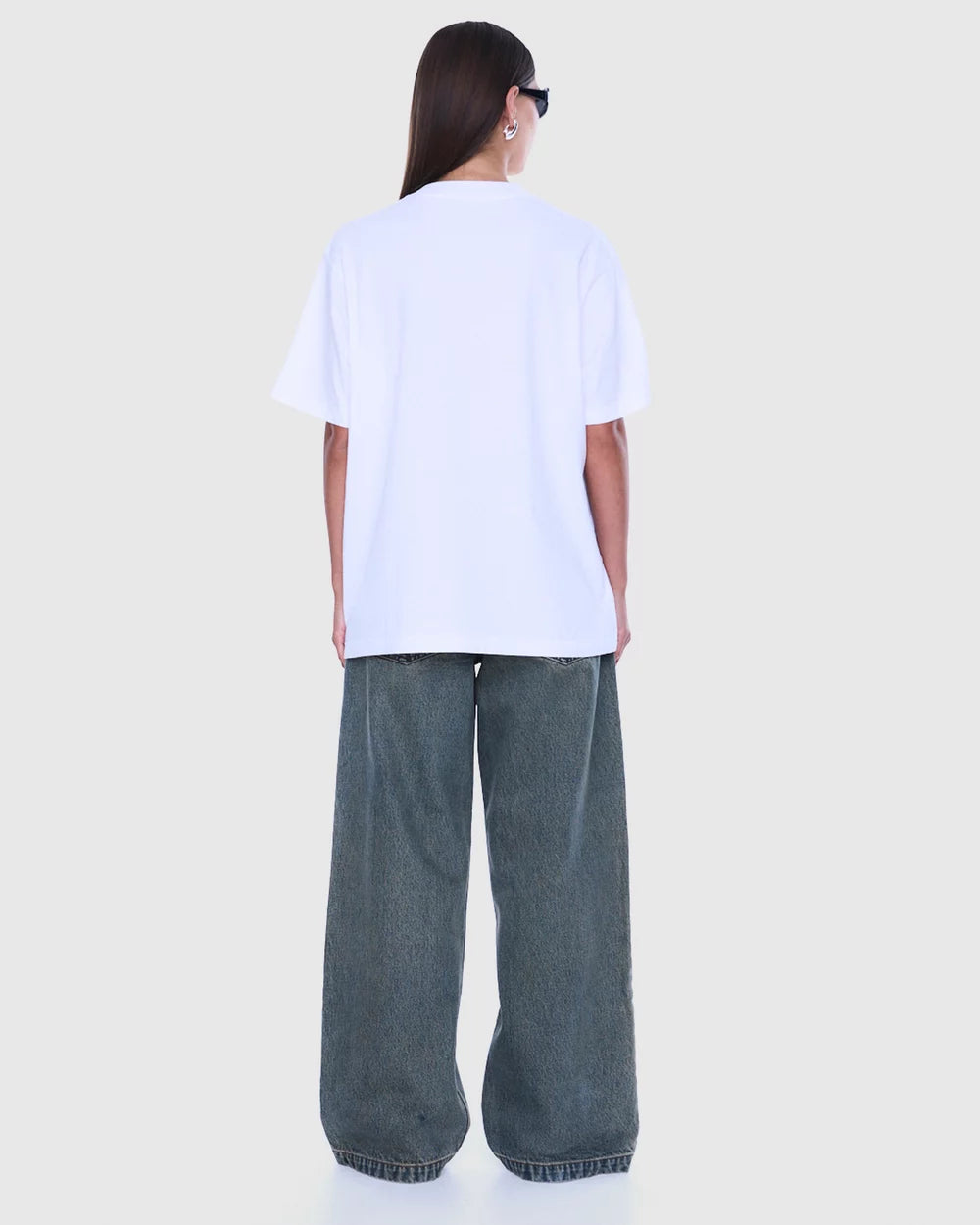 Ivy Relaxed Tee - White/EP Studios