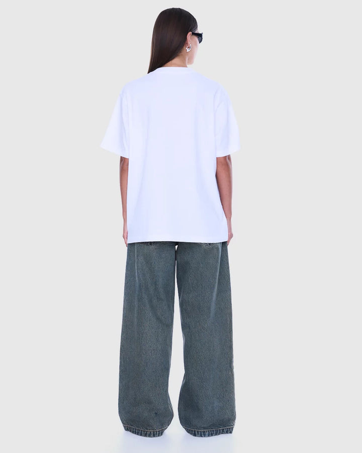 Ivy Relaxed Tee - White/EP Studios
