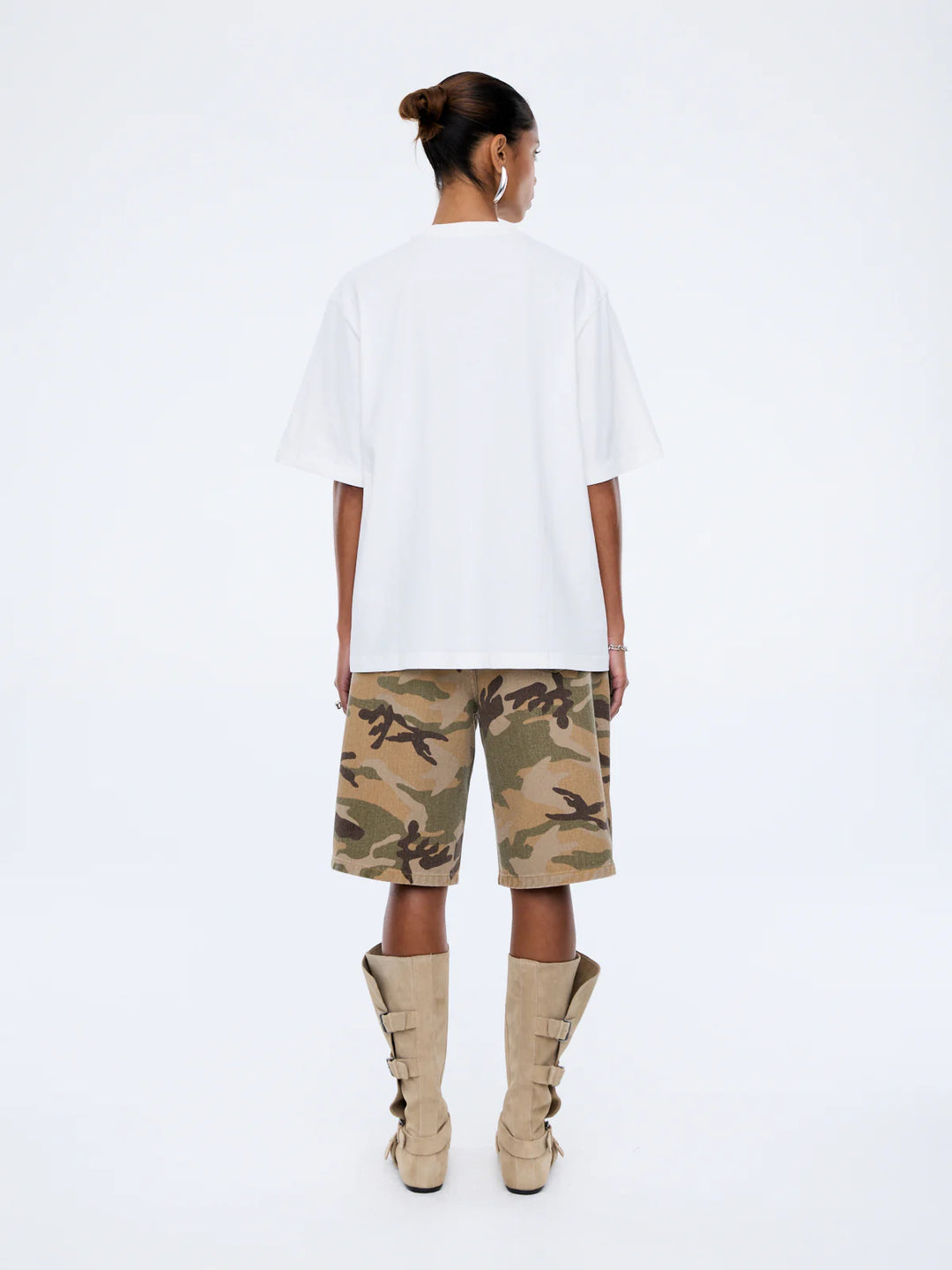 Riviera Watercolour Tee - Vintage White