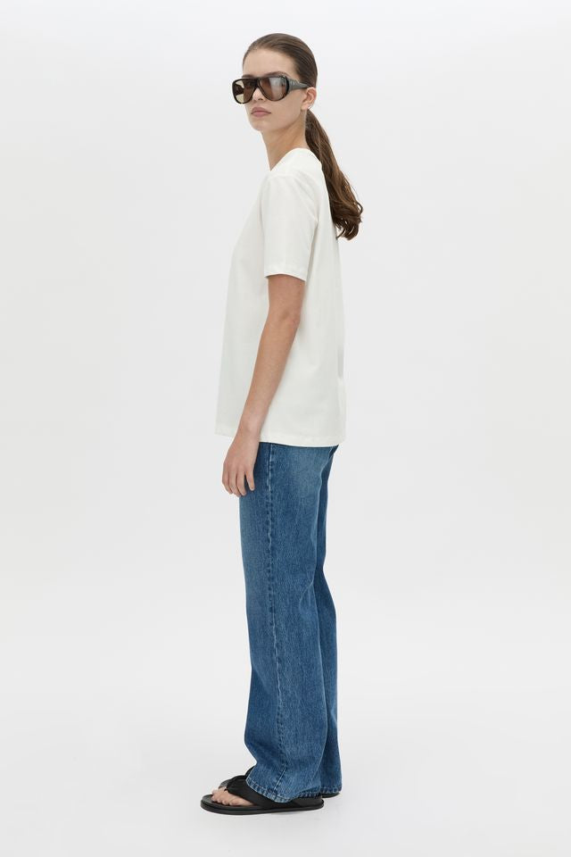 Wilde Print Tee - Soft White