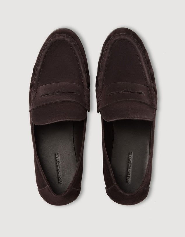 Avenue Suede Loafer - Ganache