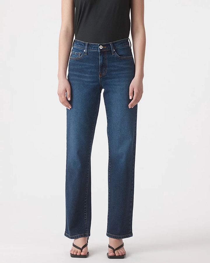 Elise Mid Straight Jean - Tide