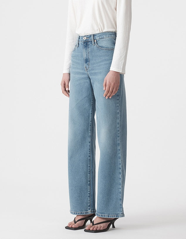 Outland Denim High Rise Wide Leg Jean