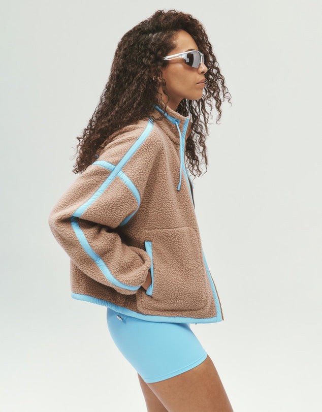 Lennon Sherpa Jacket - Caramel