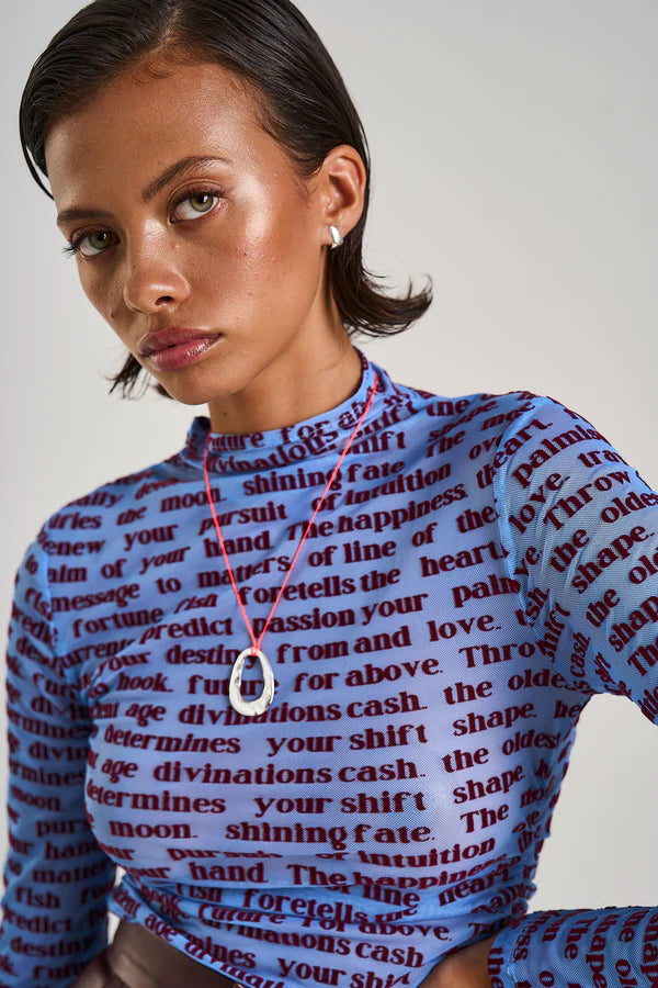 LS Ruched Top - Fortune Teller