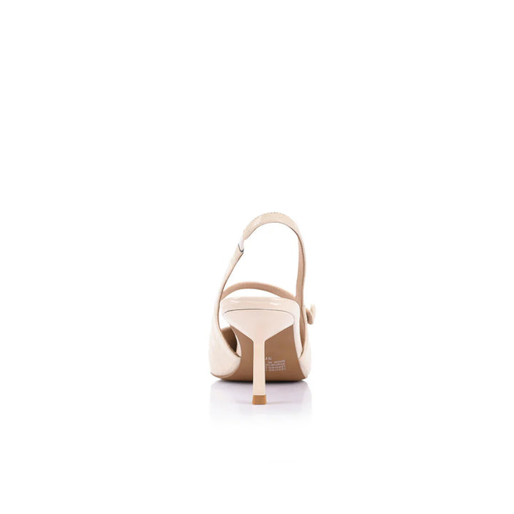Scarlett Heel - Ivory Croc