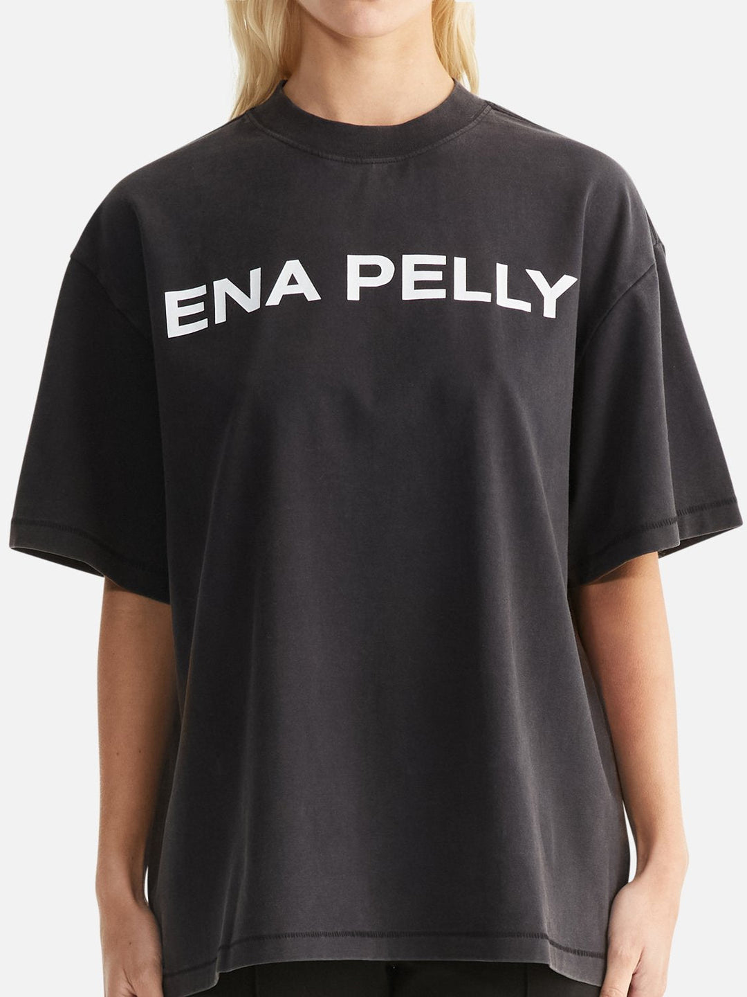 Chloe Oversized Tee - Vintage Black