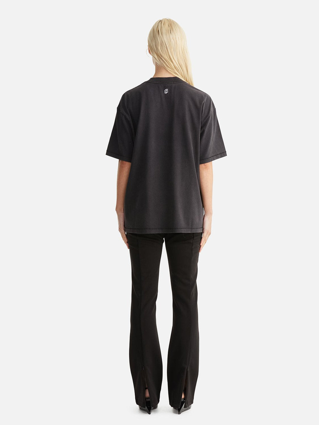 Chloe Oversized Tee - Vintage Black