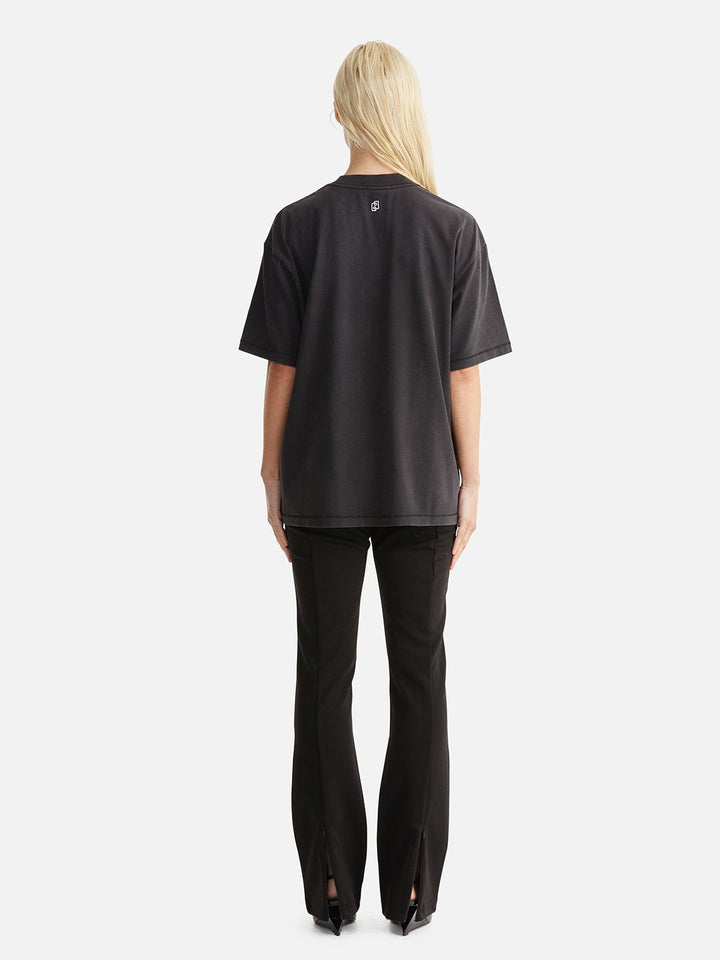 Chloe Oversized Tee - Vintage Black