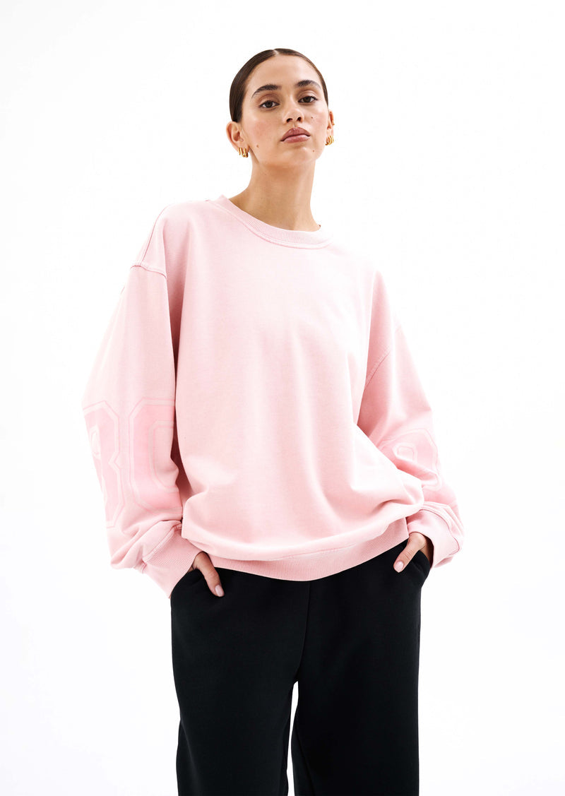 Backfield Sweater - Flamingo Pink