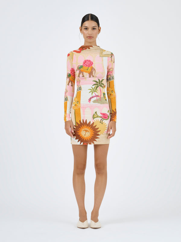 Goldie Mini Dress - Pink City