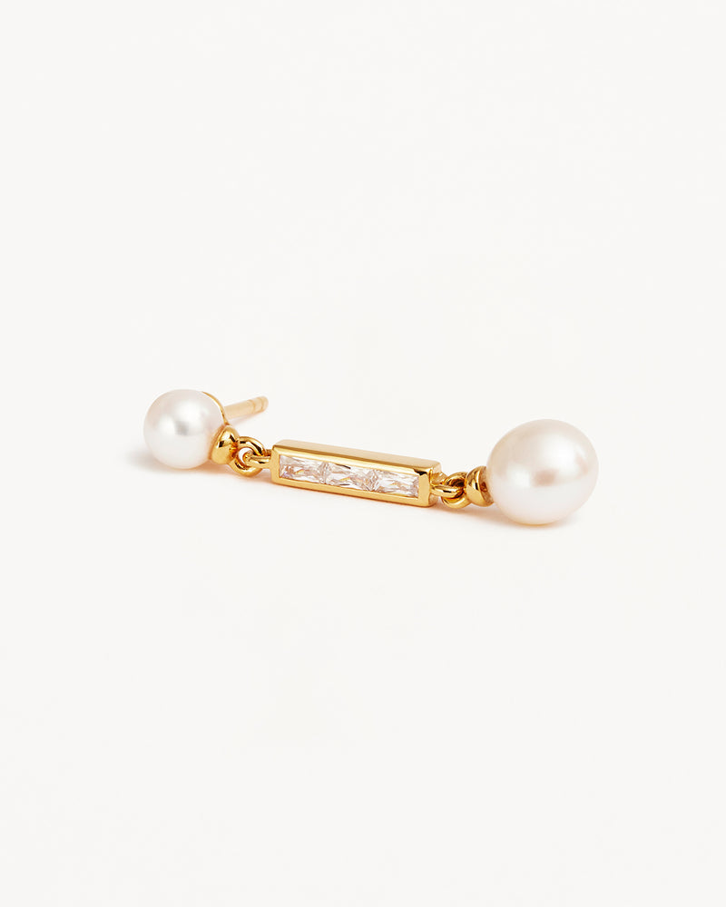 Breathe Pearl Drop Earrings