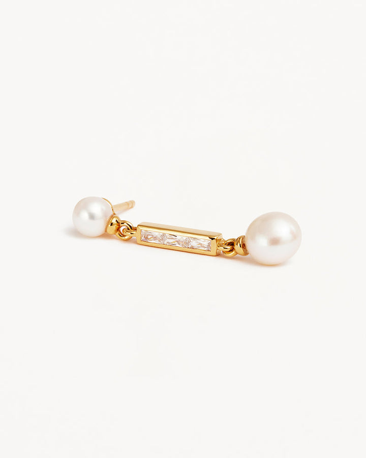 Breathe Pearl Drop Earrings