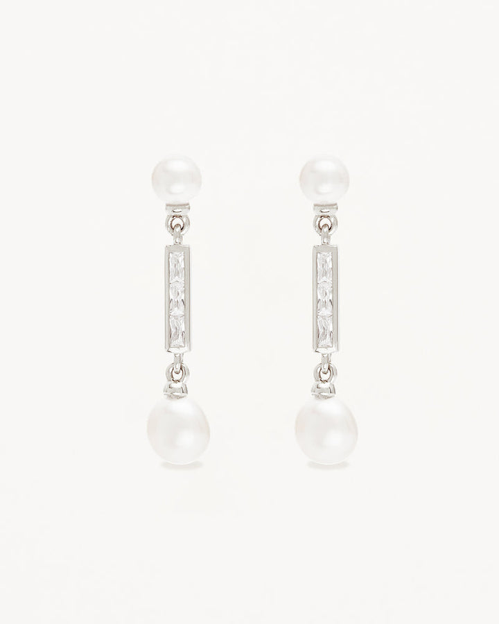 Breathe Pearl Drop Earrings
