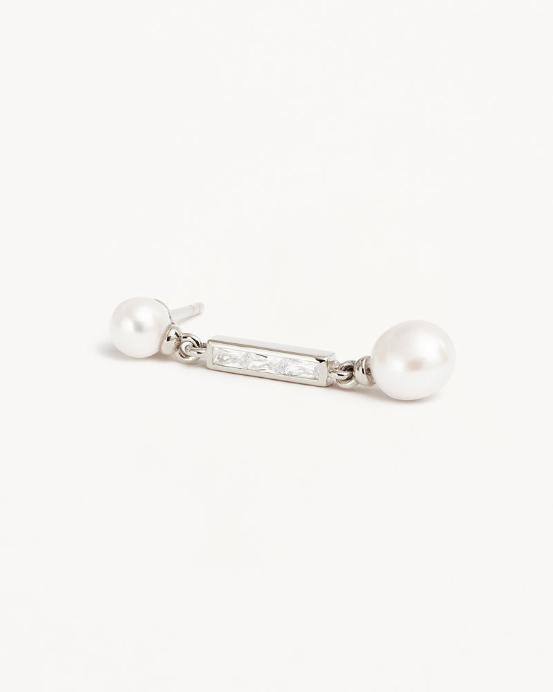 Breathe Pearl Drop Earrings