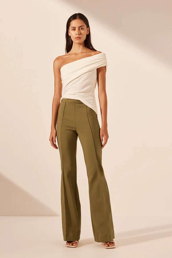 Beau One Shoulder Top - Ivory