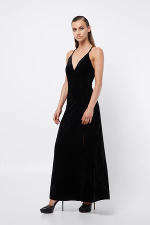 Vertigo Maxi Dress - Black