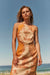 Gaia Pleat Front Midi Dress - Mango
