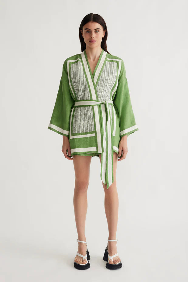Bonita Robe Dress - Jade