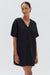 Solna Linen Dress - Black