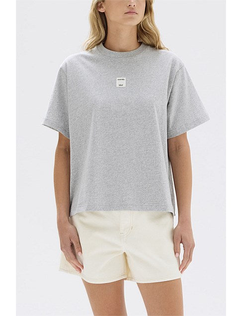 Exhibit Patch Tee - Grey Marle