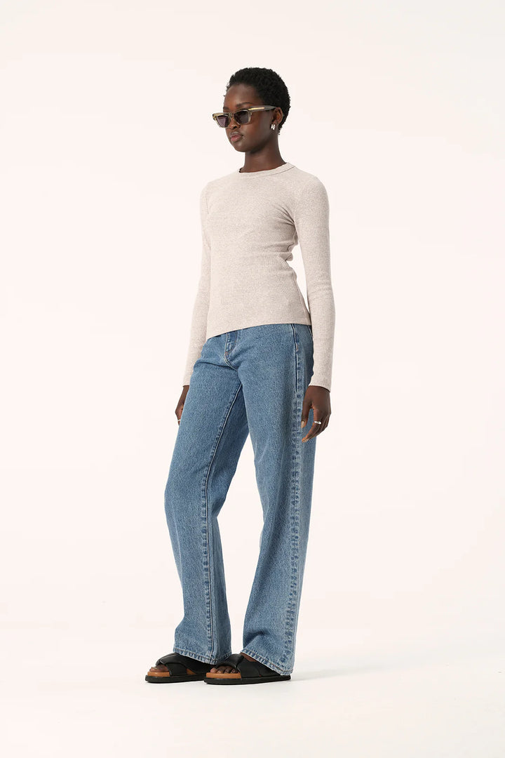 Nola Long Sleeve Top - Marble