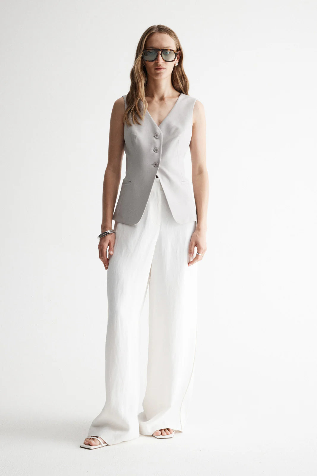 Elowen Vest - Silver