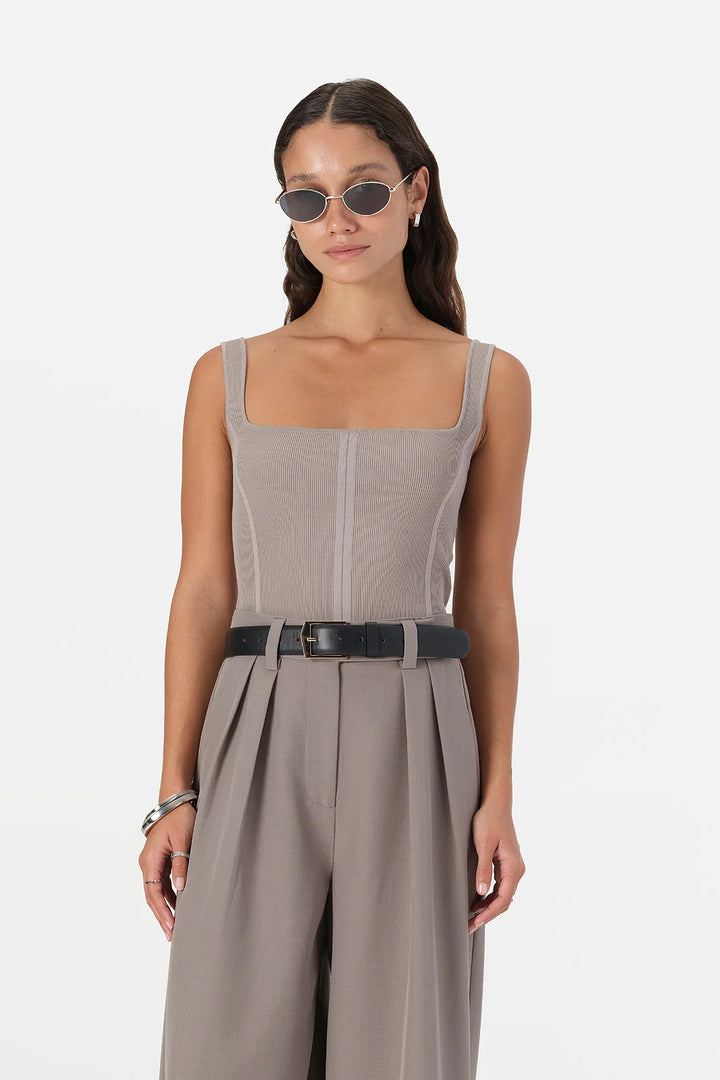 Kelsey Knit Top - Stone
