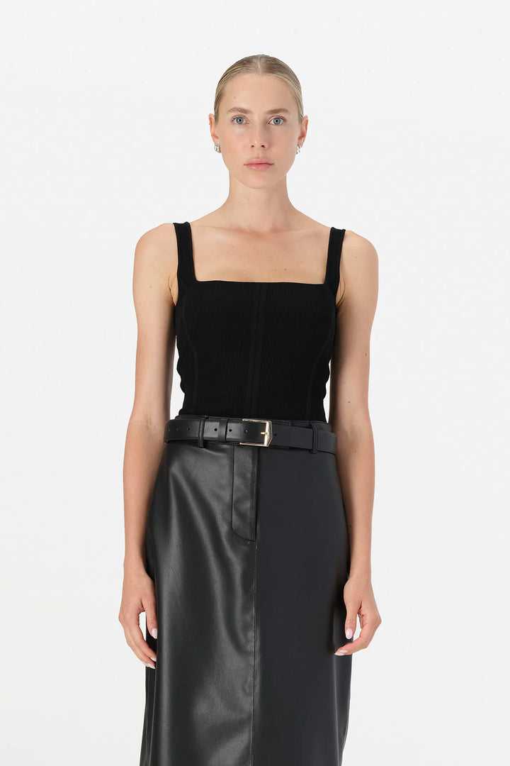 Kelsey Knit Top - Black