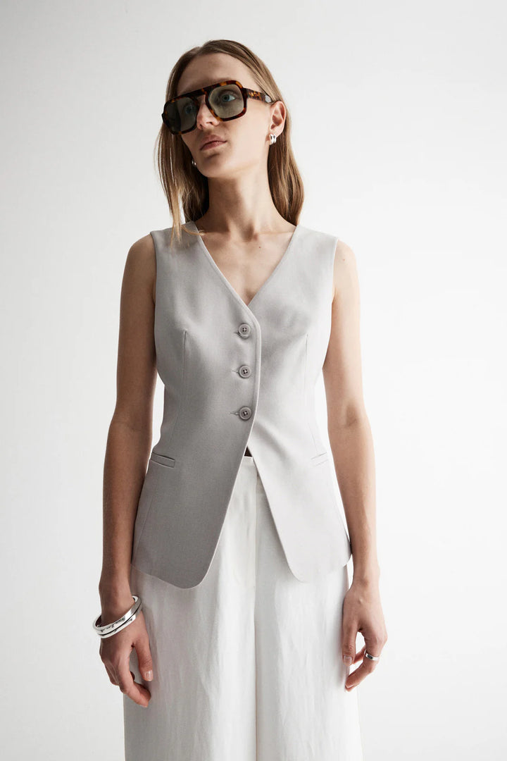 Elowen Vest - Silver