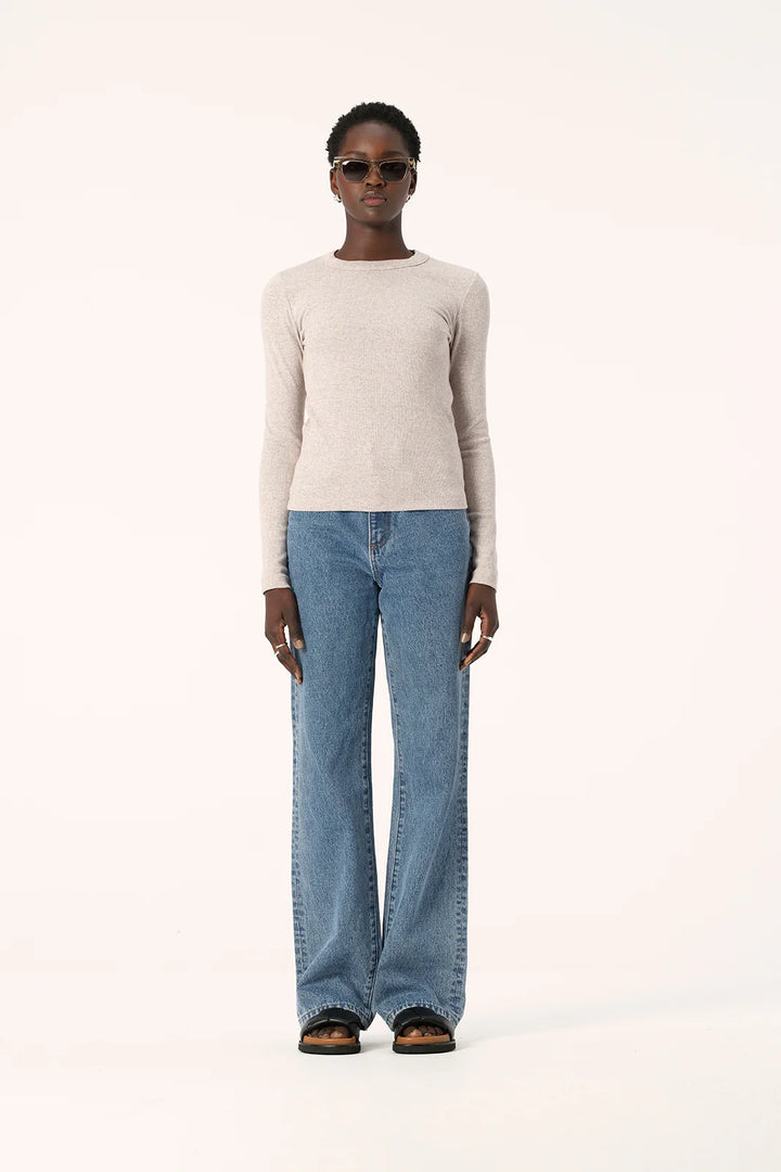 Nola Long Sleeve Top - Marble