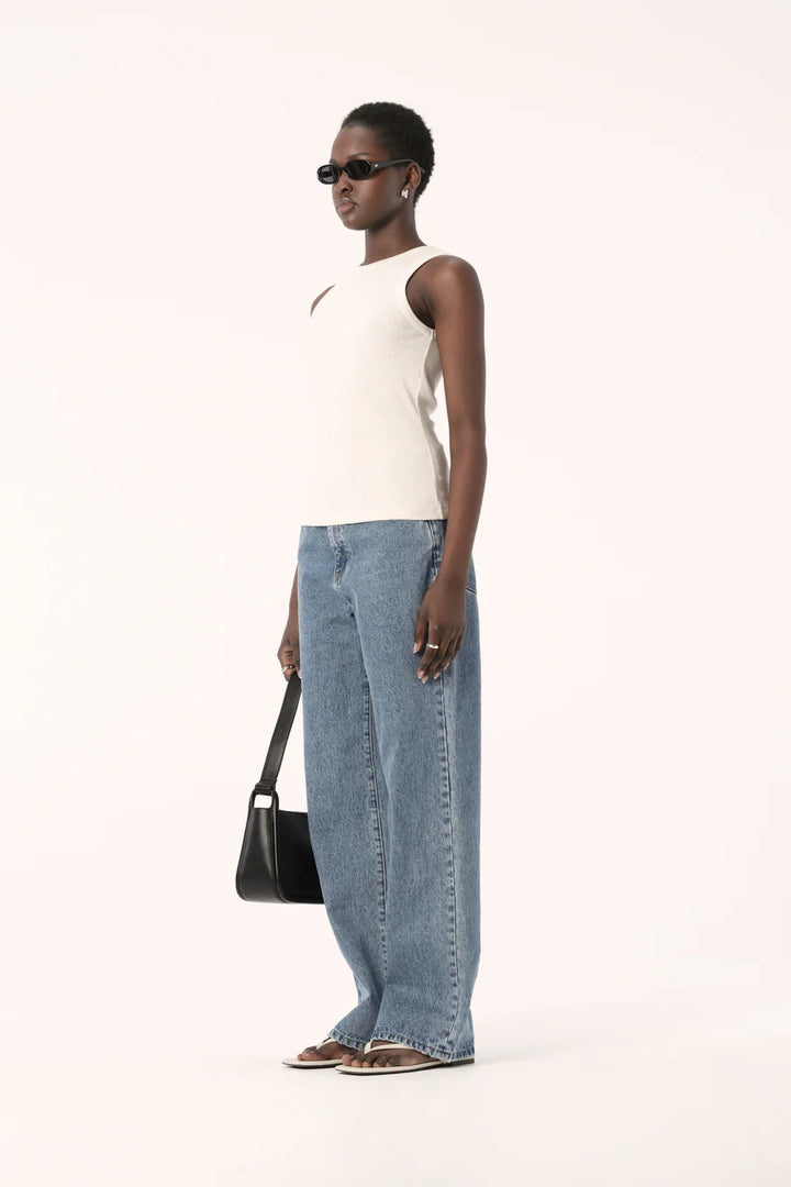 Nola Tank - White Marle